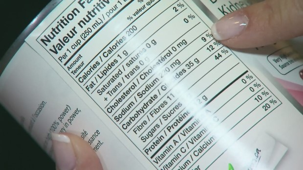 NOVO PLANO DE ALIMENTAÇÃO SAUDÁVEL PARA OS CANADIANOS VAI INCLUIR UMA MELHOR ROTULAGEM DE ALIMENTOS