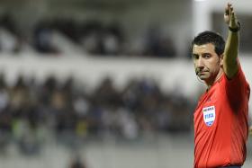 ÁRBITRO HUGO MIGUEL NO SPORTING-AROUCA NA TAÇA DA LIGA