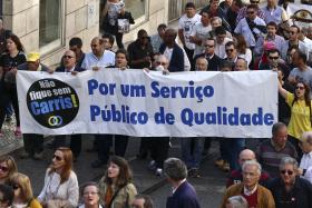 OE2017:TRABALHADORES DOS TRANSPORTES MANIFESTAM-SE HOJE EM LISBOA