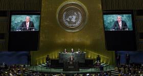 ANTÓNIO GUTERRES JURA SOBRE A CARTA DAS NAÇÕES UNIDAS A 12 DE DEZEMBRO