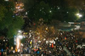 EUA/ ELEIÇÕES: MANIFESTAÇÕES EM NOVA IORQUE CONTRA ELEIÇÃO DE DONALD TRUMP