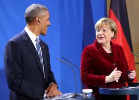 AO LADO DE OBAMA, MERKEL ADMITE QUE ACORDO TRANSATLÂNTICO NÃO SERÁ CONCLUÍDO