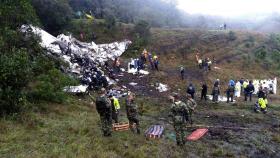 ACIDENTE/COLÔMBIA: ENCONTRADAS CAIXAS NEGRAS DO AVIÃO QUE CAIU COM EQUIPA BRASILEIRA