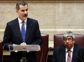 REI DE ESPANHA AFIRMA APOIO SOLIDÁRIO NA UNIÃO EUROPEIA NOS “MOMENTOS DE DIFICULDADE”