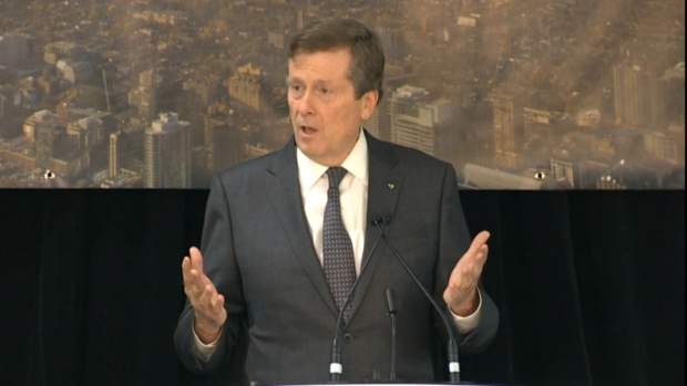 PRESIDENTE JOHN TORY APOIA PORTAGENS EM DUAS ESTRADAS PRINCIPAIS DE TORONTO