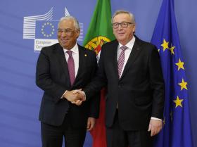 JUNCKER REÚNE-SE COM ANTÓNIO COSTA EM LISBOA NA ‘RENTRÉE’ DE 2017