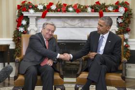 PRESIDENTE OBAMA DIZ QUE ANTÓNIO GUTERRES JÁ PROVOU SER LÍDER EFICAZ