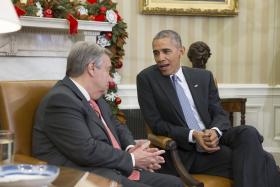 OBAMA DIZ QUE GUTERRES “TEM UMA REPUTAÇÃO EXTRAORDINÁRIA”