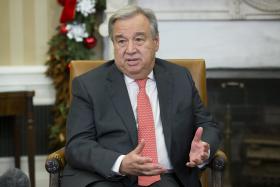 ANTÓNIO GUTERRES TOMA HOJE POSSE COMO SECRETÁRIO GERAL DAS NAÇÕES UNIDAS