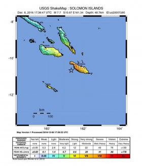 SISMO NAS ILHAS SALOMÃO NÃO PROVOCA DANOS SIGNFICATIVOS, ALERTAS DE TSUNAMI CANCELADOS