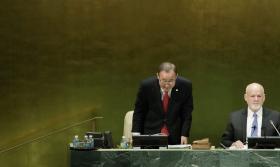 ONU: BAN KI-MOON DIZ QUE ESTÁ A SER TUDO FEITO PARA PAZ NO MUNDO