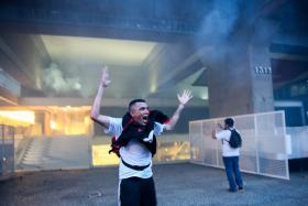 BRASIL COM PROTESTOS VIOLENTOS DEPOIS DA APROVAÇÃO DE LEI DA AUSTERIDADE