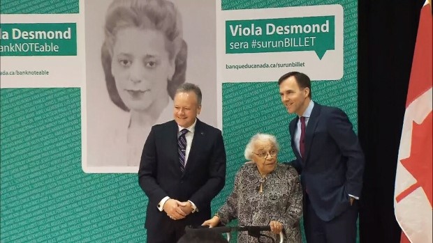 VIOLA DESMOND É A ESCOLHIDA PARA NOTA DE 10 DÓLARES CANADIANA