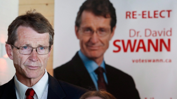 David Swann foi o único membro do Alberta Liberal Party a manter o seu assento parlamentar nas eleições de 2015 (The Canadian Press)