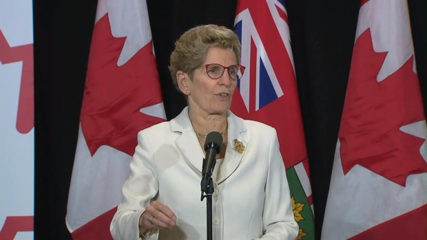 Kathleen Wynne no Canadian Club de Toronto na terça-feira, 13 de dezembro de 2016