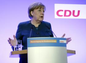 MERKEL APOSTA NO DIÁLOGO COM TRUMP, PROTECIONISMO NÃO É SOLUÇÃO PARA PROBLEMAS