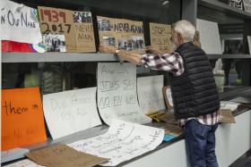 VETERANOS DE GUERRA DOS EUA CONTRA PROIBIÇÃO DE ENTRADA POR PREJUDICAR INTÉRPRETES