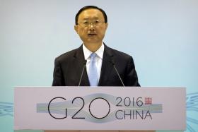 CONSELHEIRO DE ESTADO EM PRIMEIRA VISITA DE UM RESPONSÁVEL CHINÊS AOS EUA NA ERA TRUMP