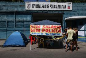 POLÍCIA CIVIL DO RIO DE JANEIRO EM “GREVE TOTAL” DE 24 HORAS NA VÉSPERA DO INÍCIO DO CARNAVAL