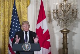DONALD TRUMP PROMETE RESPOSTA FORTE À COREIA DO NORTE