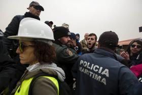 PROTESTOS MARCAM ÚLTIMA TOMADA DE POSSE NOS HANGARES DA RIA FORMOSA