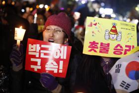POLÍCIA DA COREIA DO SUL PREPARA-SE PARA NOVOS PROTESTOS APÓS DESTITUIÇÃO DA PRESIDENTE