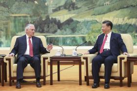 PRESIDENTE CHINÊS E SECRETÁRIO DE ESTADO DOS EUA PROMETEM FORTALECER LAÇOS ENTRE OS PAÍSES