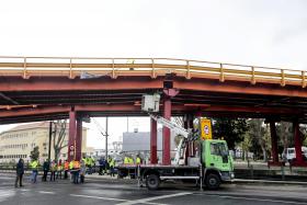 TRABALHOS PARA REPARAR VIADUTO DE ALCÂNTARA DECORREM DAS 02:00 ÀS 06:00