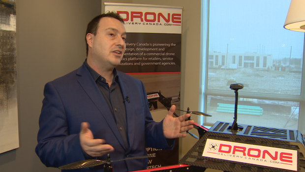O CEO Tony Di Benedetto, que lançou a empresa Drone Delivery Canada em 2014, diz que comunidades remotas foram negligenciadas demasiado tempo. (Philippe De Montigny / CBC)