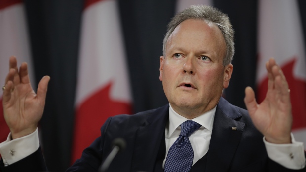 O Banco do Canadá, liderado pelo governador Stephen Poloz, manteve a sua taxa de juros de referência exatamente na mesma. (David Kawai / Bloomberg)