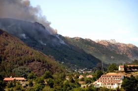 INCÊNDIO NO PARQUE PENEDA GERÊS EM FASE DE RESCALDO