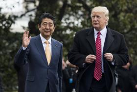 PM DO JAPÃO ELOGIA COMPROMISSO DE TRUMP COM PAZ E SEGURANÇA MUNDIAL