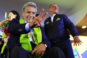 CANDIDATO DO PARTIDO NO PODER LENIN MORENO DECLARADO VENCEDOR NAS PRESIDENCIAIS DO EQUADOR