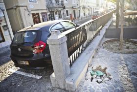 MORADORES DE ZONA HISTÓRICA DE CARNIDE ARRACAM PARQUIMETROS DA EMEL