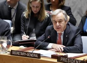 ANTÓNIO GUTERRES CUMPRE 100 DIAS EM FUNÇÕES COMO SECRETÁRIO-GERAL DA ONU