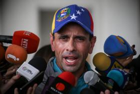 OPOSITOR VENEZUELANO HENRIQUE CAPRILES DECLARADO INELEGÍVEL POR 15 ANOS
