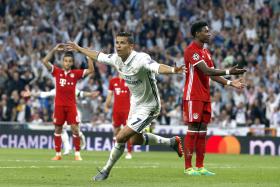 REAL MADRID NAS ‘MEIAS’ DA LIGA DOS CAMPEÕES COM ‘HAT-TRICK’ DE RONALDO