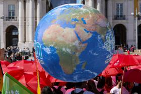 CRÍTICAS AO GOVERNO NA MARCHA DO CLIMA EM LISBOA CONTRA ALTERAÇÕES CLIMÁTICAS