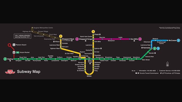 TTC VAI APRESENTAR EM MAIO OS NOVOS MAPAS DO PROLONGAMENTO DO METRO TORONTO-YORK SPADINA