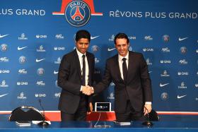 PRESIDENTE DO PARIS SAINT-GERMAIN GARANTE TREINADOR UNAI EMERY A “200 POR CENTO”