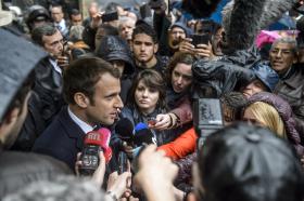 IMPRENSA FRANCESA PROTESTA CONTRA MACRON PELA ESCOLHA DOS JORNALISTAS