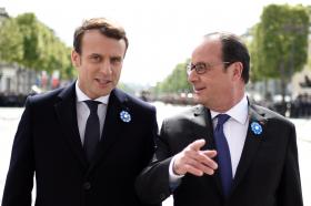 EMMANUEL MACRON TOMA POSSE NO DOMINGO – FRANÇOIS HOLLANDE