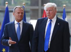 PRESIDENTE DO CONSELHO EUROPEU ADMITE DIVERGÊNCIAS COM TRUMP EM VÁRIAS ÁREAS