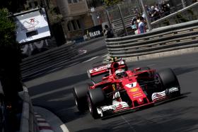 KIMI RÄIKKÖNEN, DA FERRARI, PARTE NA ‘POLE POSITION’ PARA O GP DO MÓNACO DE F1