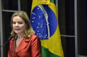 SENADORA GLEISI HOFFMANN ELEITA PRESIDENTE DO PARTIDO DOS TRABALHADORES, DO BRASIL
