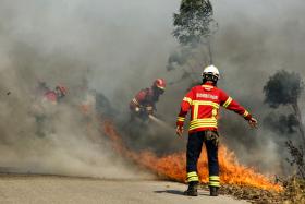 DEZ INCÊNDIOS EM CURSO EM PORTUGAL CONTINENTAL ÀS 16:30