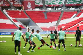 TODOS DISPONÍVEIS NO TREINO DE PORTUGAL NA ARENA KAZAN PARA A TAÇA DAS CONFEDERAÇÕES