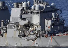 CORPOS DE MARINHEIROS DESAPARECIDOS ENCONTRADOS NO NAVIO NORTE-AMERICANO ACIDENTADO