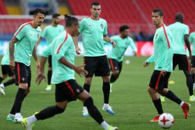 PORTUGAL COM TODOS OS JOGADORES EM MOSCOVO NA TAÇA DAS CONFEDERAÇÕES