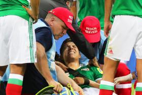 CARLOS SALCEDO ABANDONA O MÉXICO POR LESÃO NA TAÇA DAS CONFEDERAÇÕES